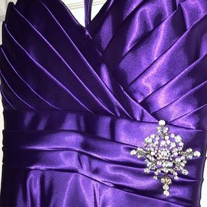 Purple prom dress